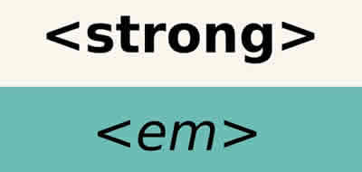 Texto en un sitio Web - Diferencias tags strong, em, b, i, u Texto en un sitio Web - Diferencias tags strong, em, b, i, u